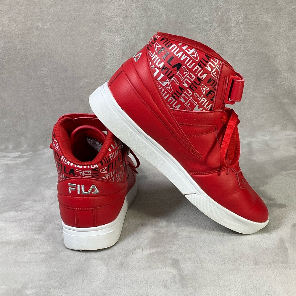 Fila Red and White Women's Sneakers